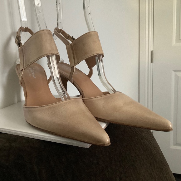 Woman Shoes by ZITA MARIA Made in ITALY Size 7.5 Color Beige - Picture 7 of 12